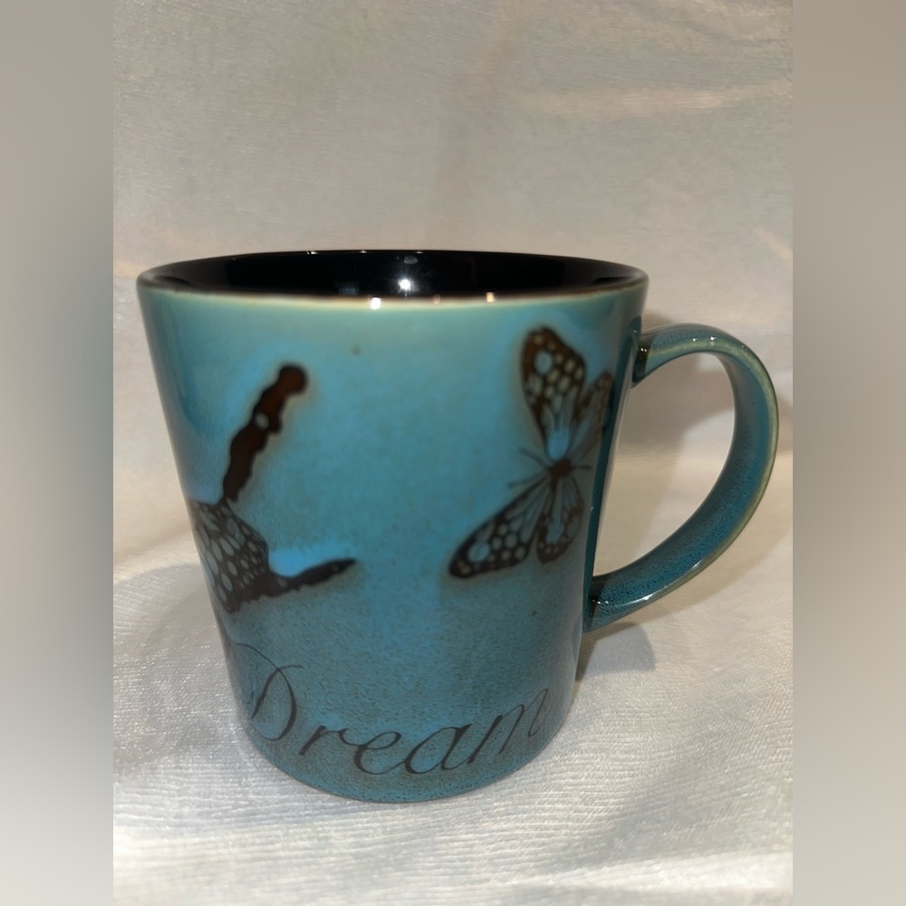 Dreamy Blue Butterfly Mug - Picture 2 of 6